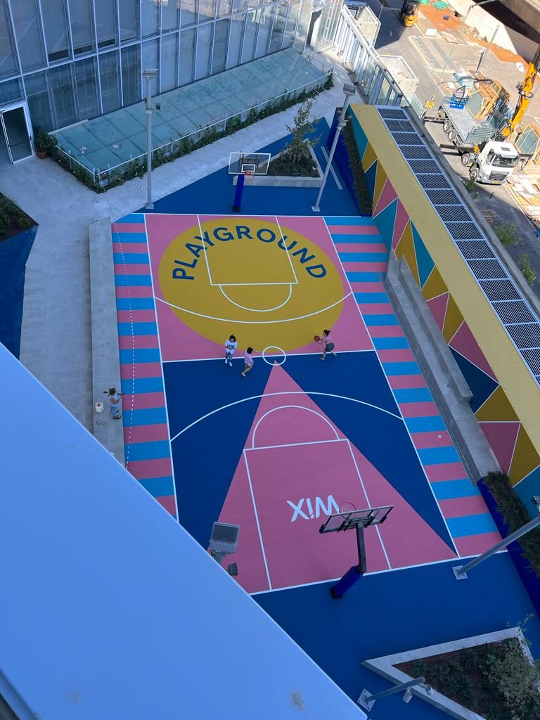 מגרש כדורסל מותאם אישית וויקס גלילות