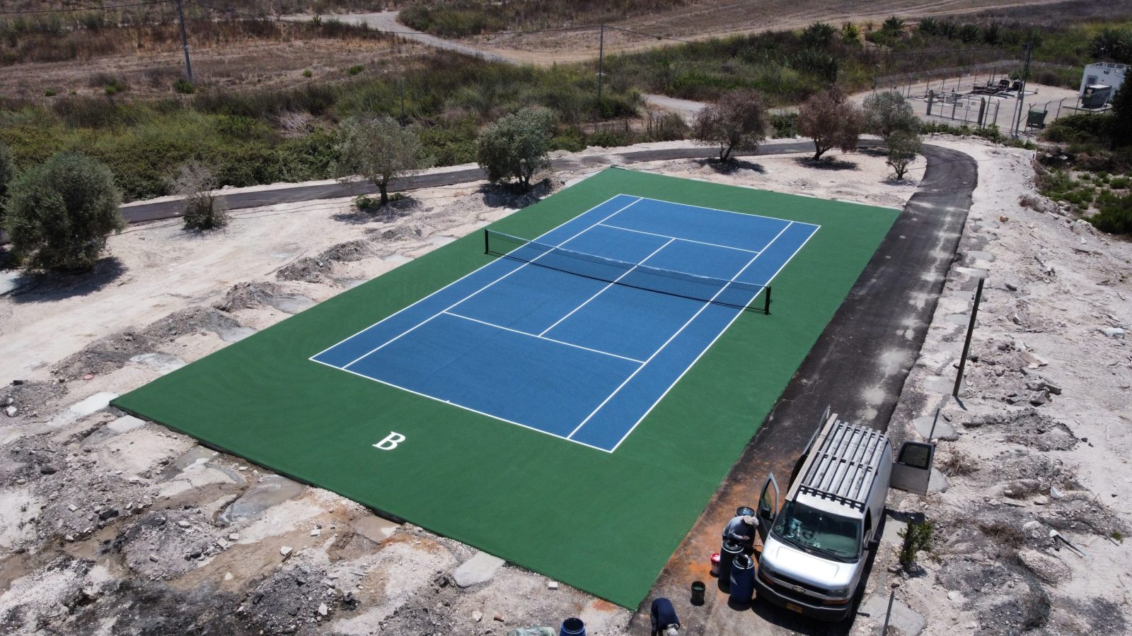 מגרש טניס בית פרטי